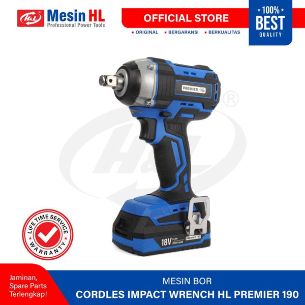 HL CIW190 Mesin Pembuka Baut / Cordless Impact Wrench Premier 18V