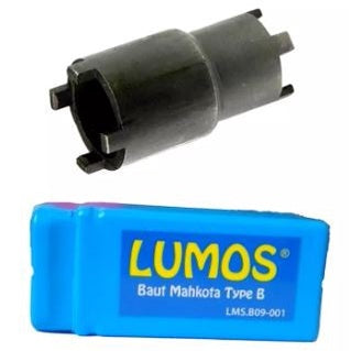 LUMOS TYPE B Double Crown Socket Kunci Mahkota Kunci Kopling GRIP ON h